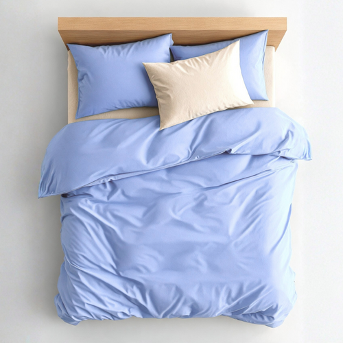 Cotton Percale Duvet Cover + 2 Pillowcases