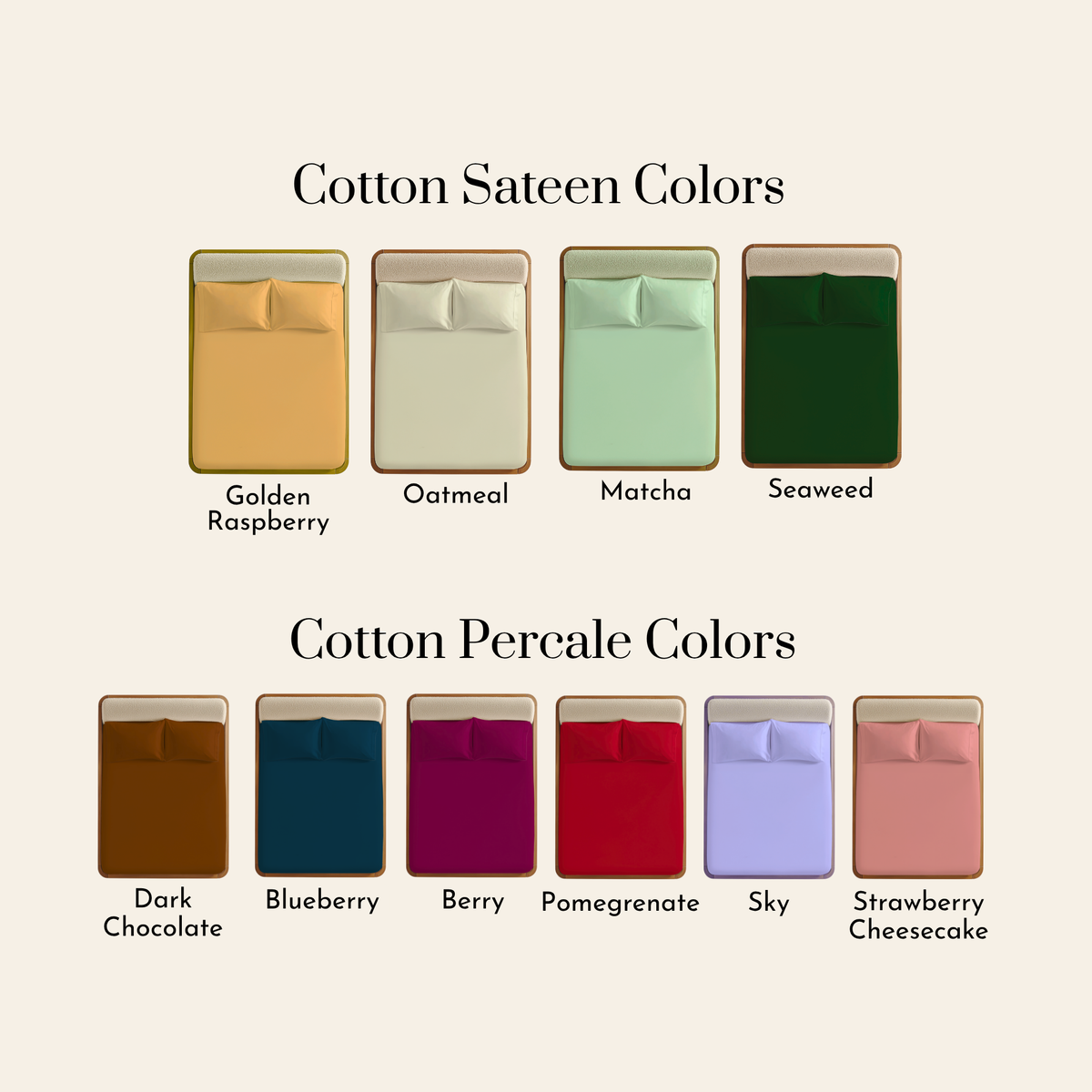 Cotton Percale Pillowcases