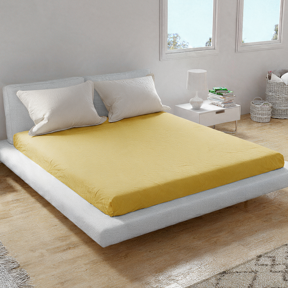 Cotton Percale Fitted Sheet