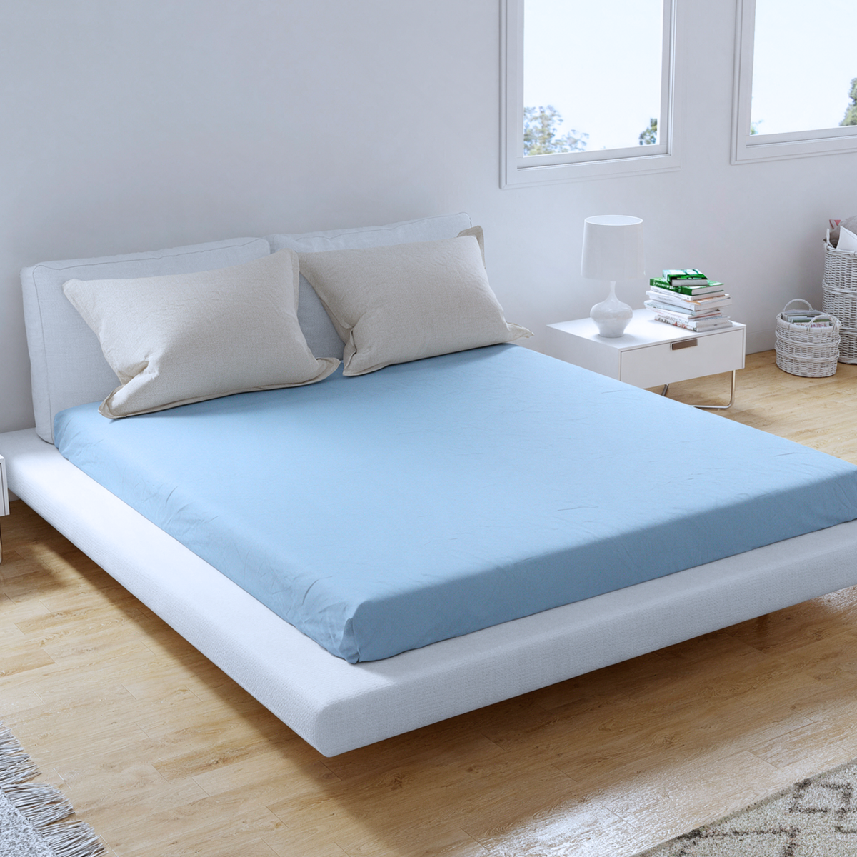 Cotton Percale Fitted Sheet