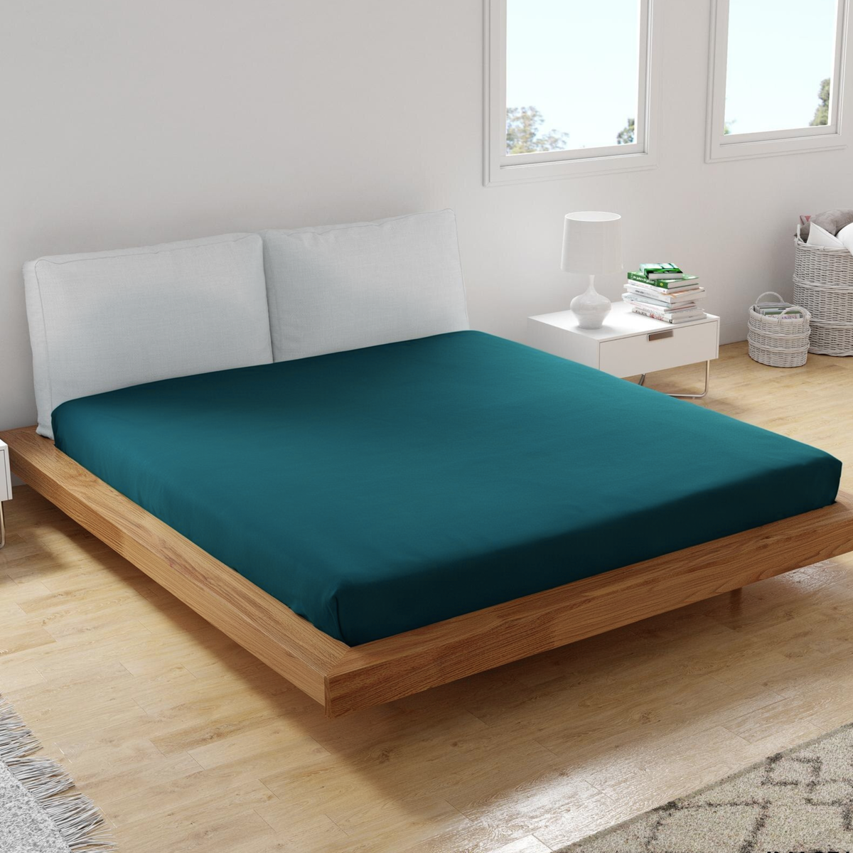Cotton Percale Fitted Sheet